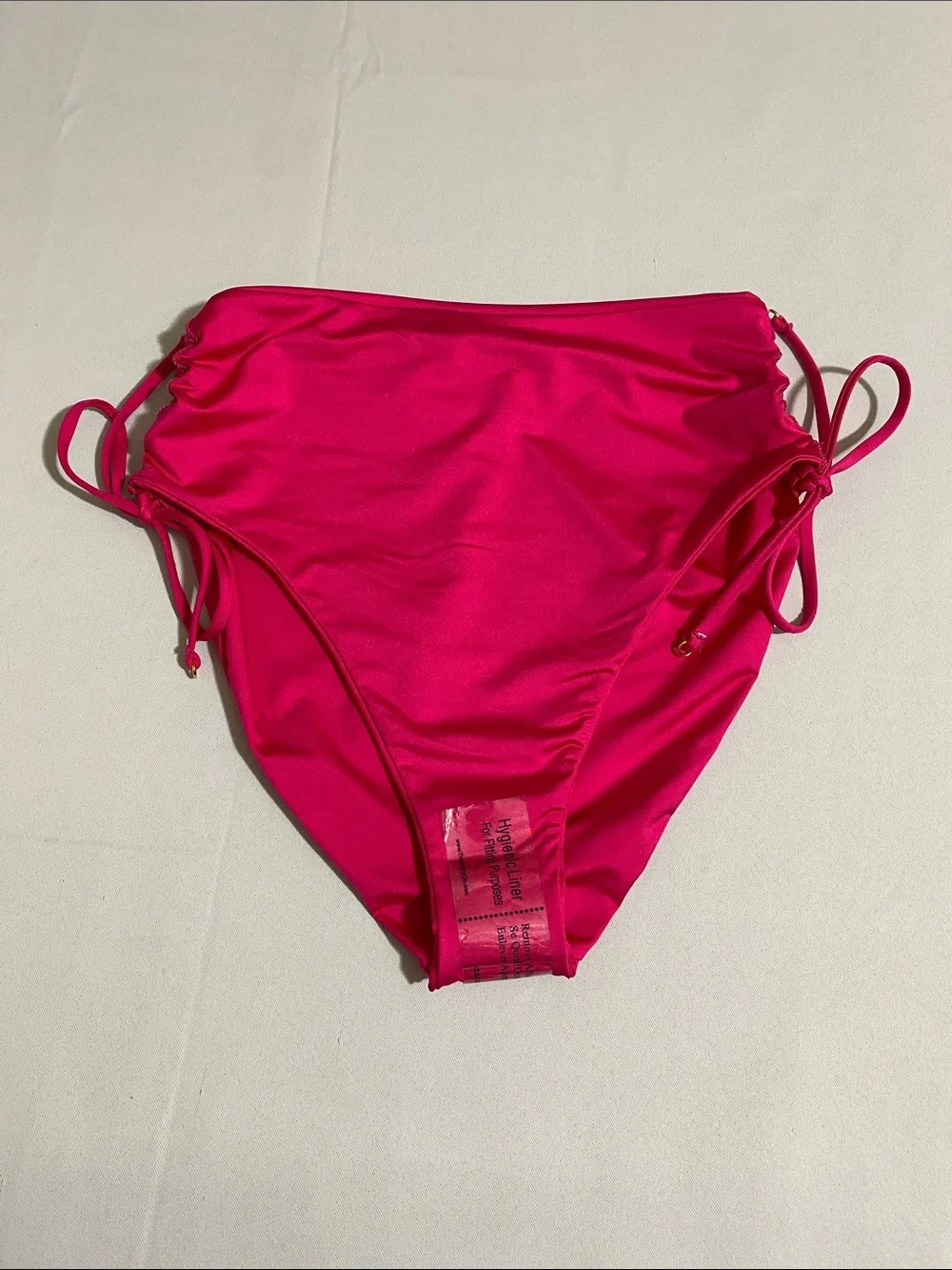 TRINA TURK Shirred Hi-Waist Bikini Bottom Women's Size 6